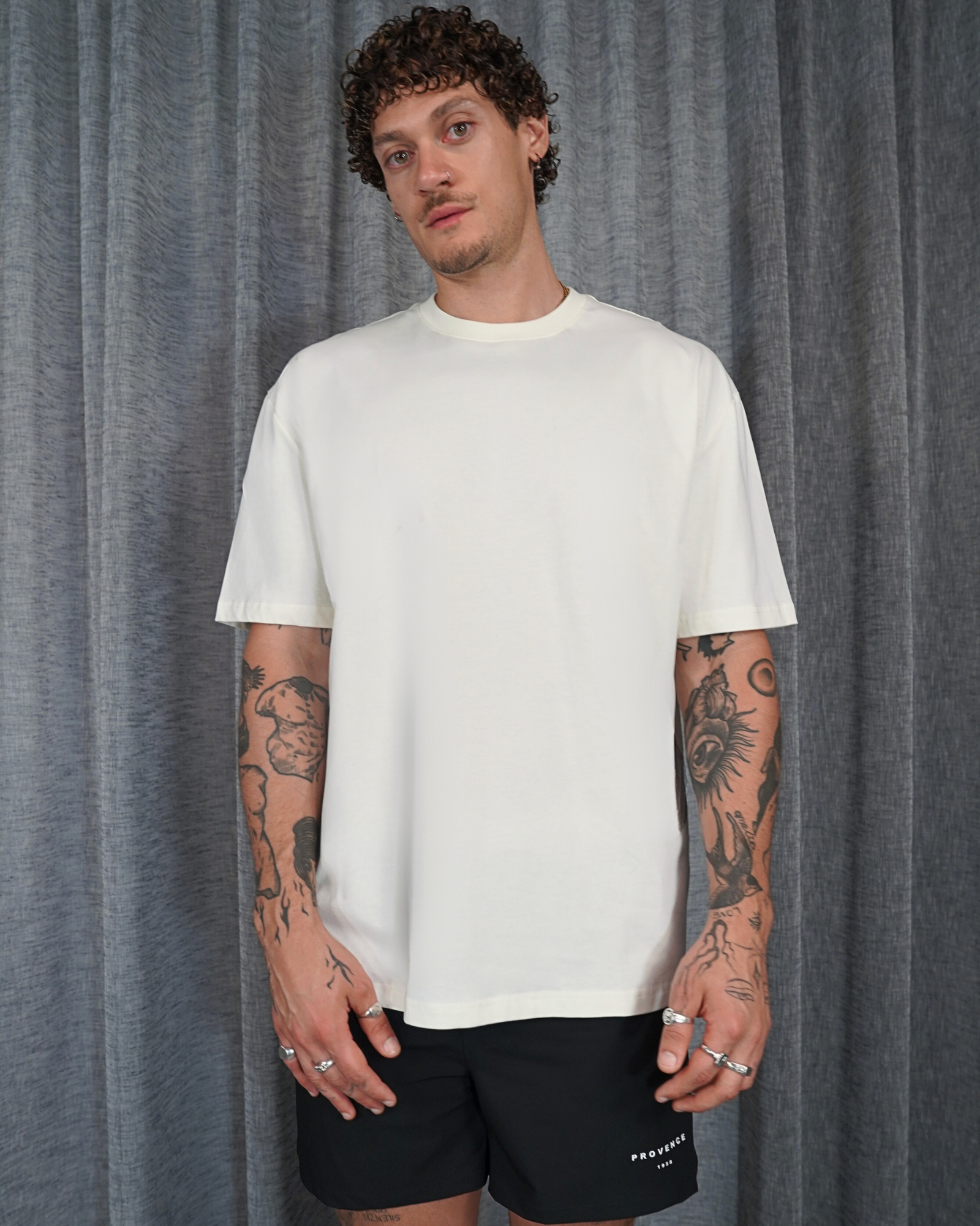 Mens Arch Logo T-Shirt Off White