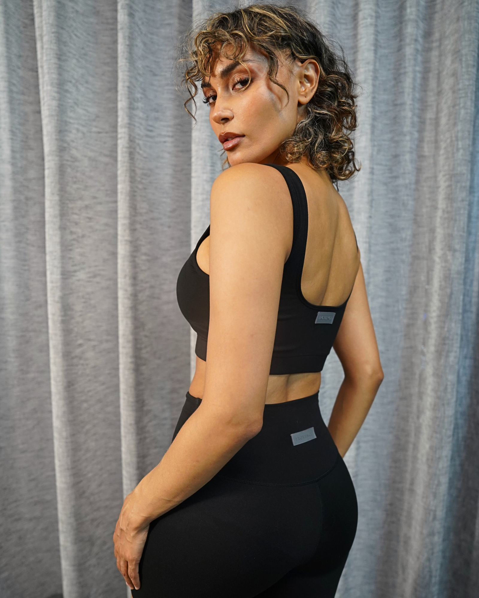 Womens Two Pack Activewear Crop Top