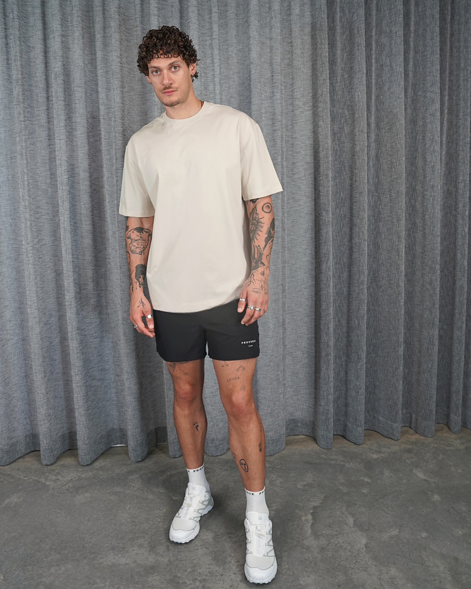 Two Pack Basic T-Shirt Beige/Off White