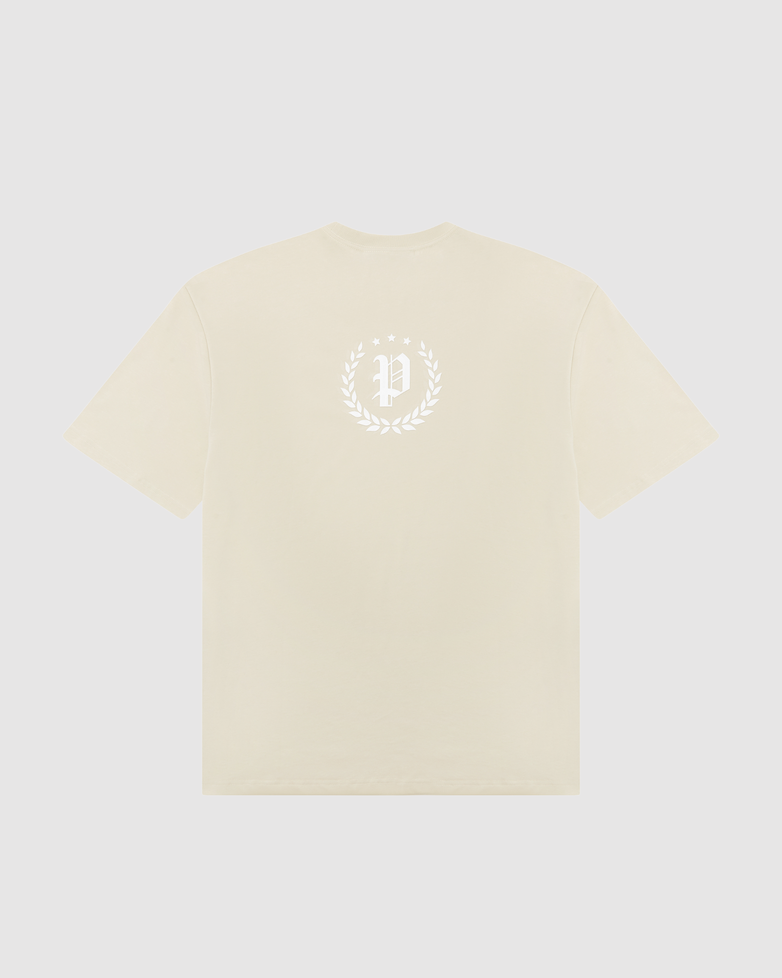 Mens Crest Logo T-Shirt Beige