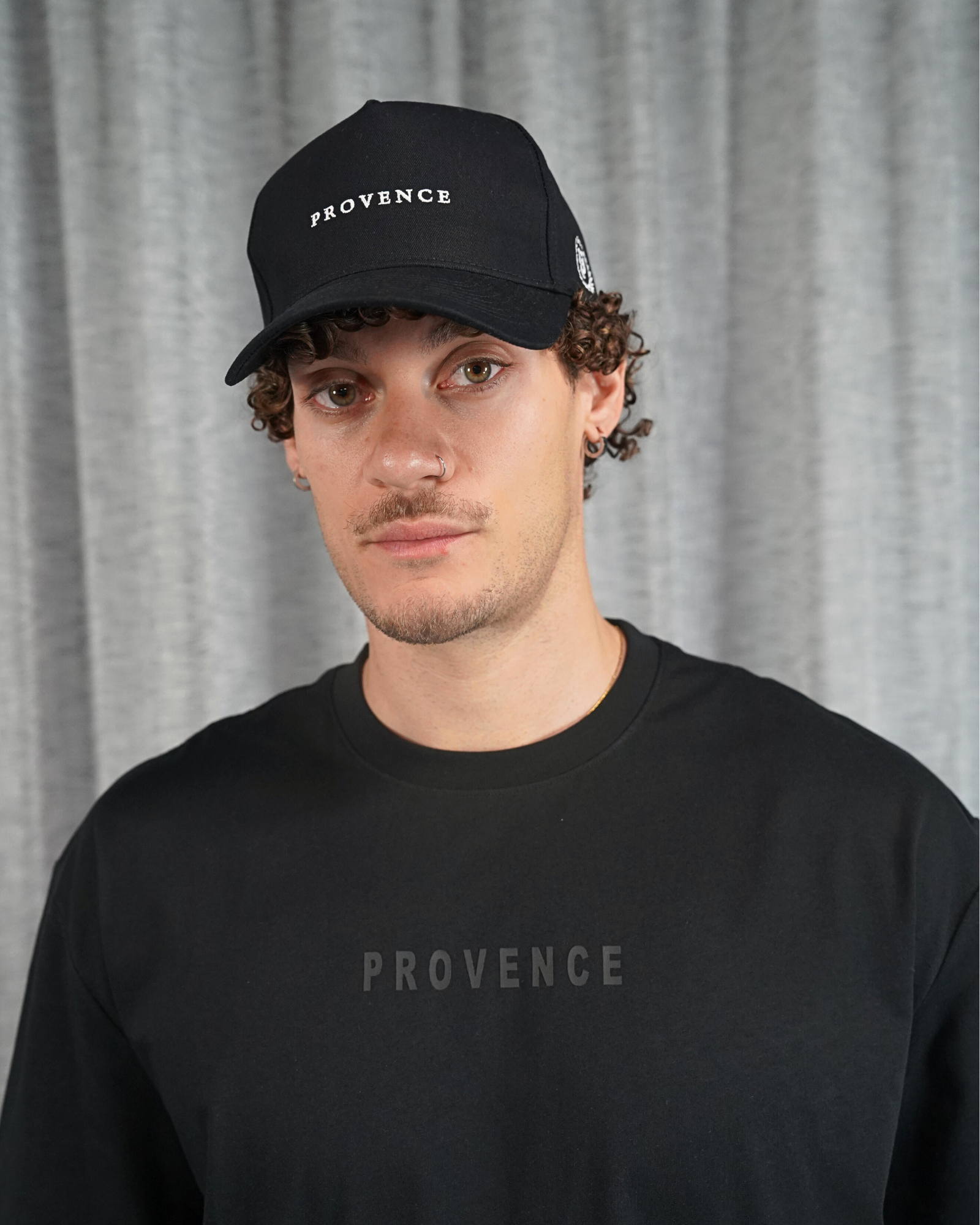 Mens Classic Provence Cap Black/White