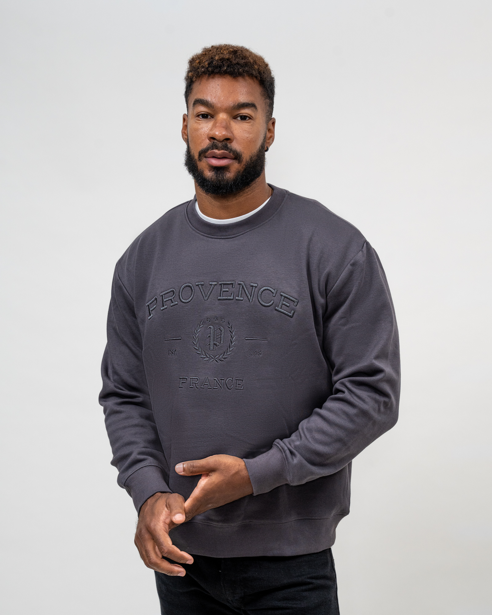 Dark grey jumper sales mens
