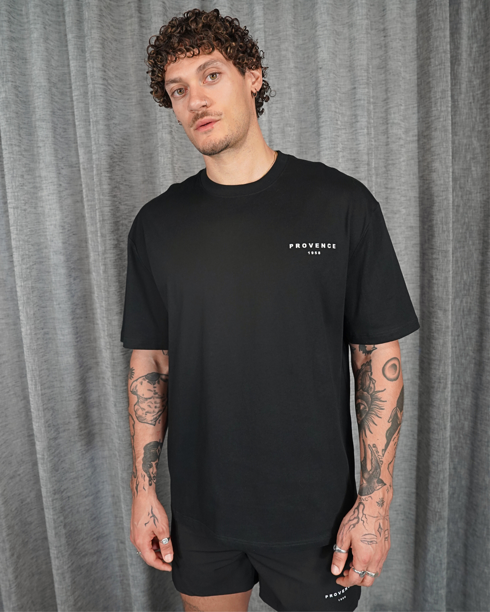 Mens 1958 Logo T-Shirt Black