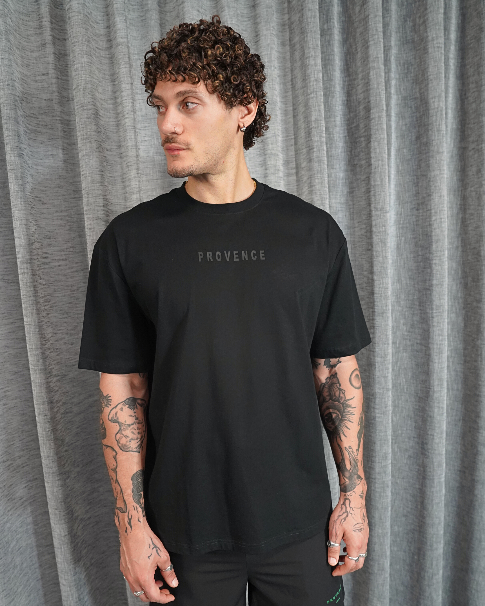 Mens Crest Logo T-Shirt Black