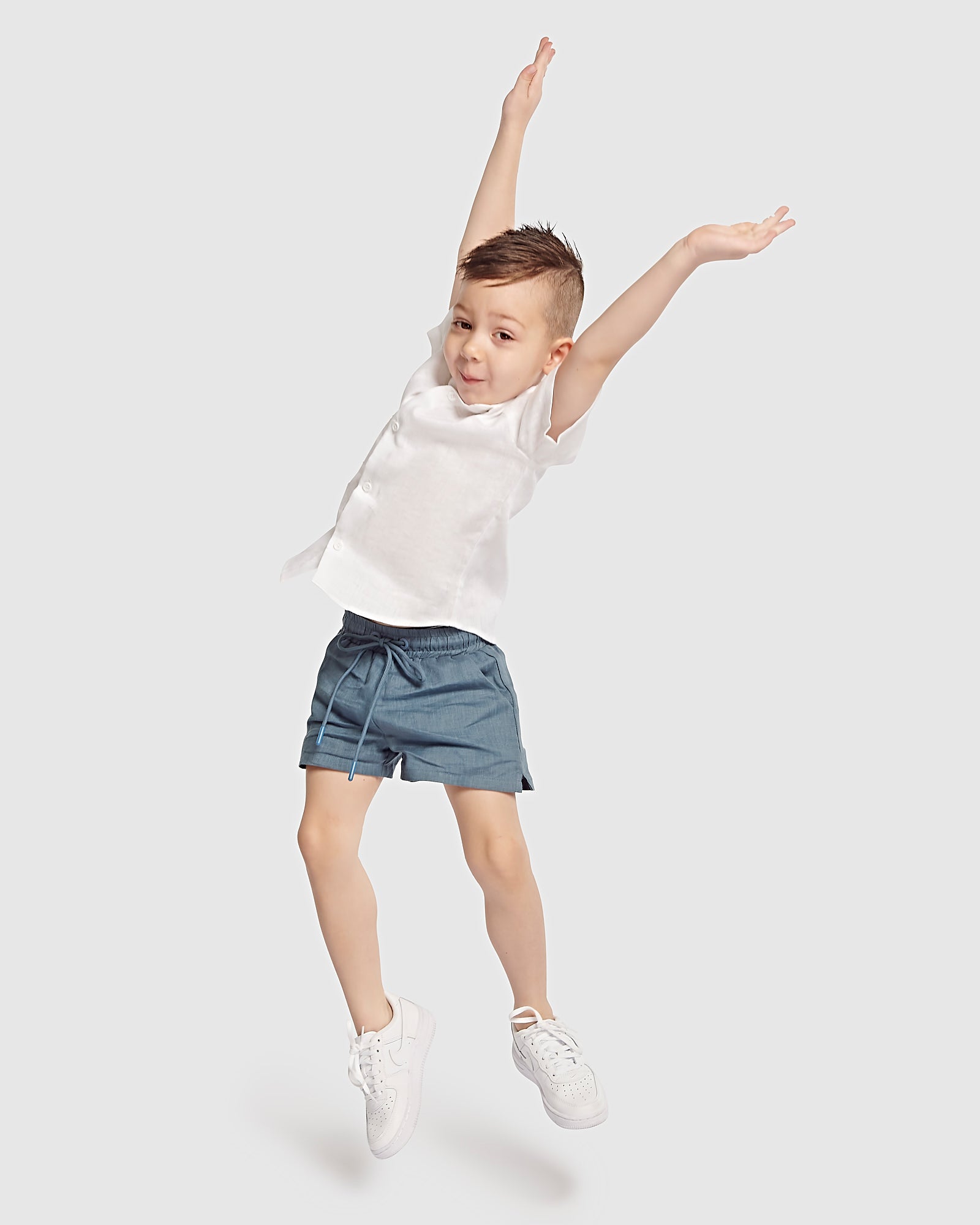 Kids Linen Shortsleeve Shirt